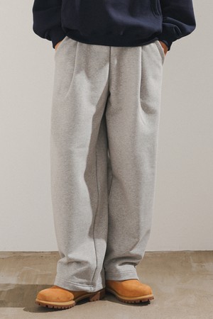 데이컷 원턱 스웨트팬츠 그레이 ISLP2662