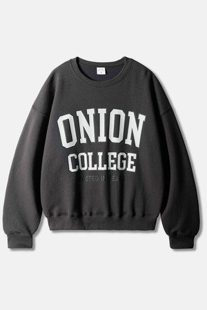 어니언 칼리지 맨투맨 다크그레이 SJMT2658