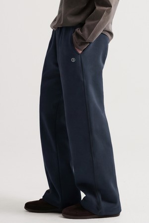 로그 와이드 기모 스웨트팬츠 다크네이비 KJLP2685