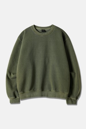 택트 피그먼트 맨투맨 올리브카키 JUMT2686