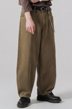 커브 워시드 팬츠 카키베이지 MMLP2693