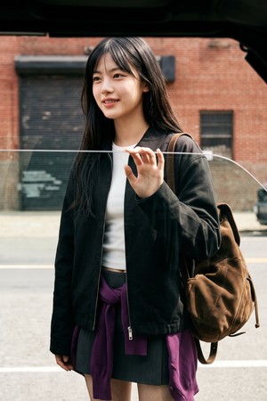 미니멀 코튼 블루종 자켓 블랙 KJJK2710
