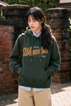 해럴드 후드 다크그린 ISHD2724