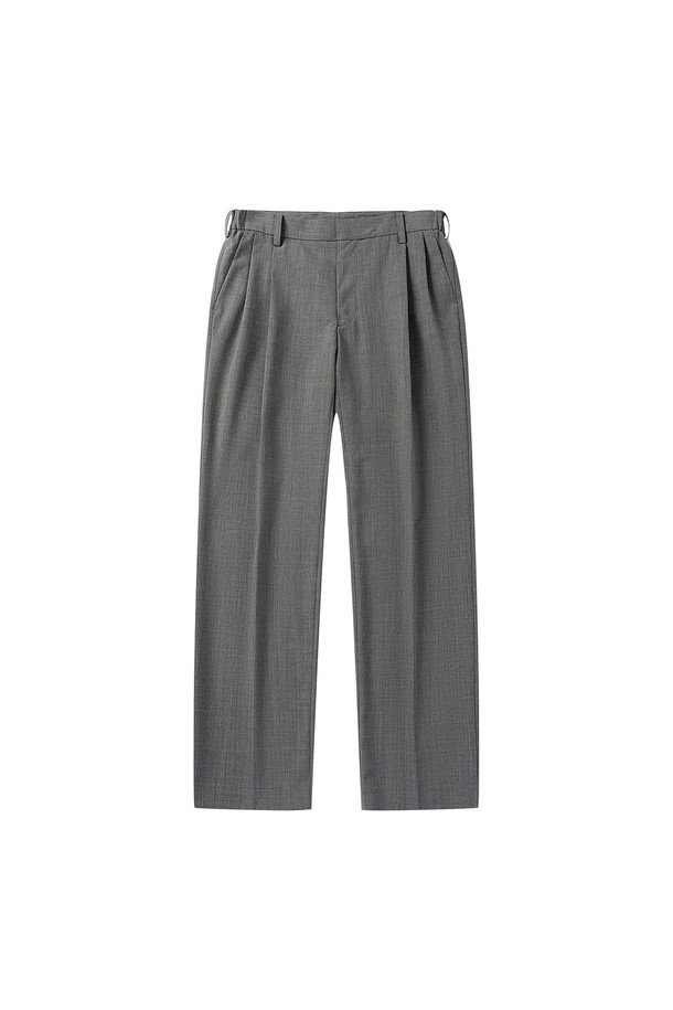 남성용 투 턱 레귤러 핏 슬랙스는 클래식하고 베이직한 스타일을 연출하며, 포멀 및 세미 포멀한 용도에 적합합니다. 그레이 색상의 무지 패턴으로, 울과 폴리에스테르 혼방 소재를 사용하여 부드러운 촉감을 제공하며 봄, 여름에 입기 좋은 두께입니다. 세미 와이드 레귤러 핏에 하프 밴딩 처리되어 편안함을 더했으며, 긴 기장과 투턱 디자인이 특징입니다.
