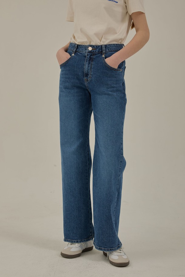 Charles de Rohan - 데님 - Rohan straight denim pants_Blue