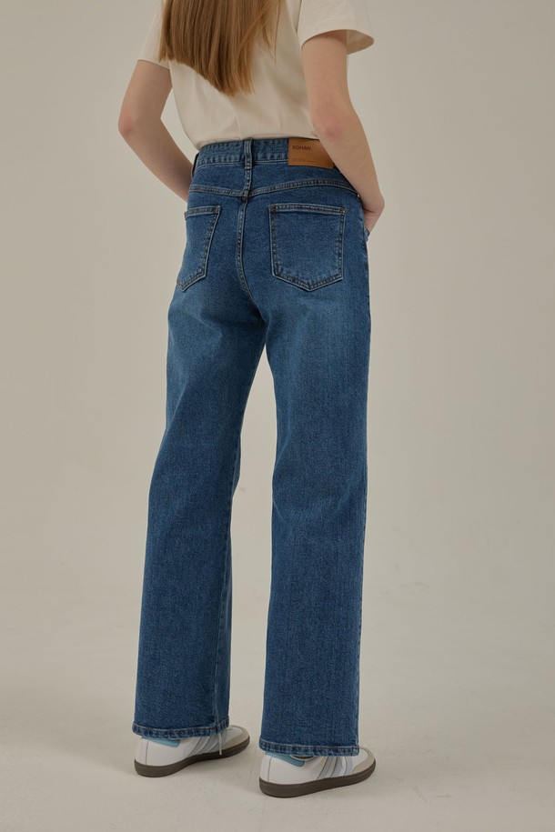 Charles de Rohan - 데님 - Rohan straight denim pants_Blue