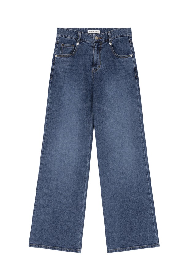 Charles de Rohan - 데님 - Rohan straight denim pants_Blue