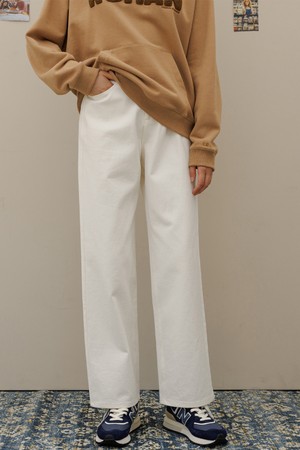 Rohan semi wide cotton pants_Ivory