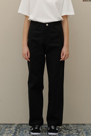 Rohan semi wide cotton pants_Black