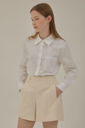 Rohan basic collar shirt_White