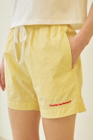 Summer nylon shoot pants_Yellow