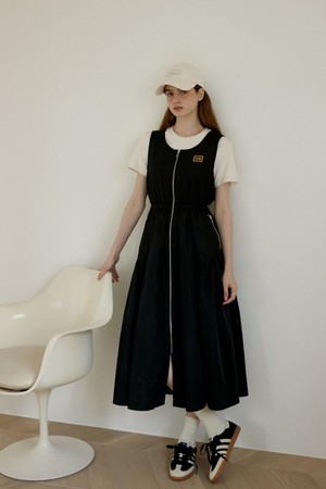 Rohan sleeveless pocket dress_Black