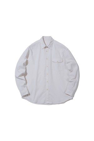 OXFORD ONE FLAB POCKET SHIRT [LIGHT BEIGE]