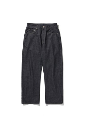 ONE WASHED 5P WIDE DENIM PANTS [INDIGO]