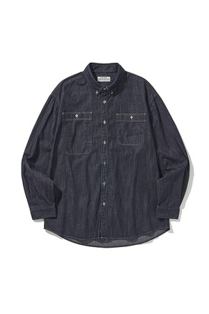 DENIM B.D. WORK SHIRTS [INDIGO]