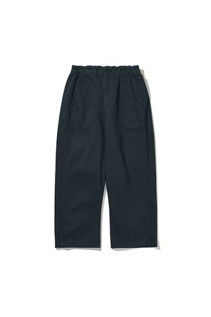 EASY WIDE TAPERED PANTS [BLUE GREEN]