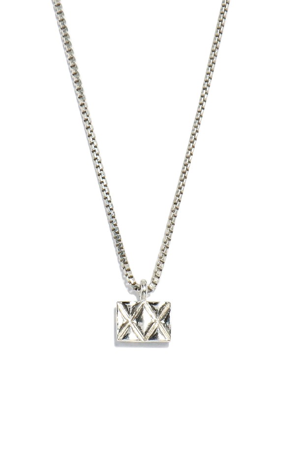 Uni.J - 목걸이 - ST Motif Pendant Silver necklace In459 [Silver]