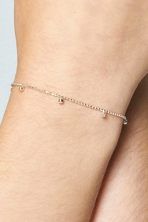 Ball Lace Silver Bracelet Ib285 [Silver]