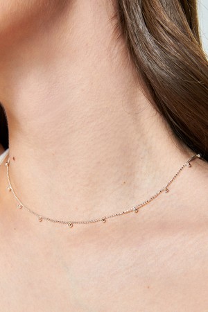 Ball Lace Silver Necklace In457 [Silver]