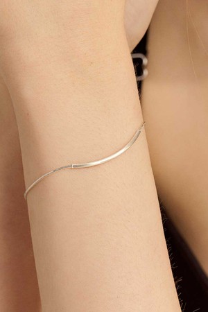 [Ib316]Silky Story Silver Bracelet