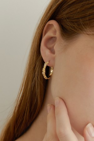 Morning Dew Hoop Earrings