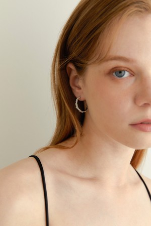 Morning Dew Hoop Earrings