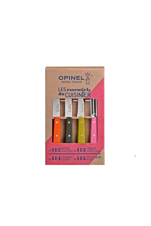 OPINEL - 키친 - OPINEL 에센셜 주방용 나이프 4종 세트 (Fifties)