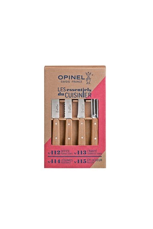 OPINEL 에센셜 주방용 나이프 4종 세트 (Natural)