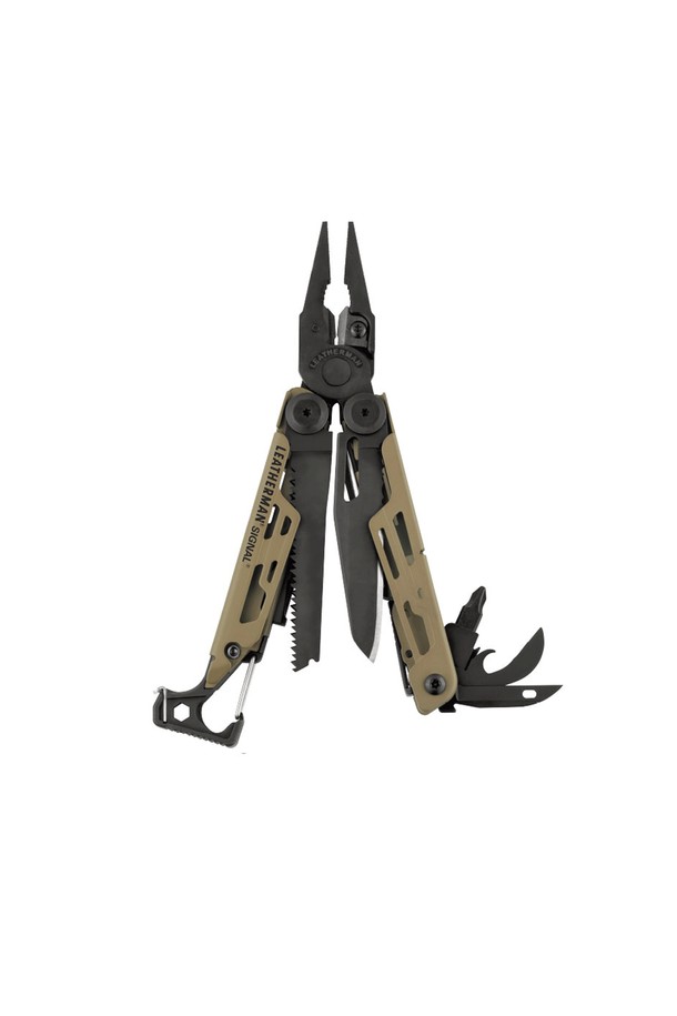 Leatherman - 캠핑용품 - 레더맨 SIGNAL Coyote Tan 19-in-1 멀티툴