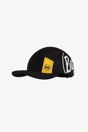 버프 5판넬 고 캡 DOUBLE LOGO BLACK