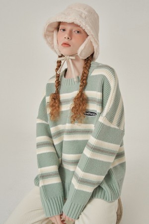 Stripe Wool Knit [Mint]