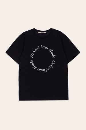 Italic Logo T-shirt [Black]