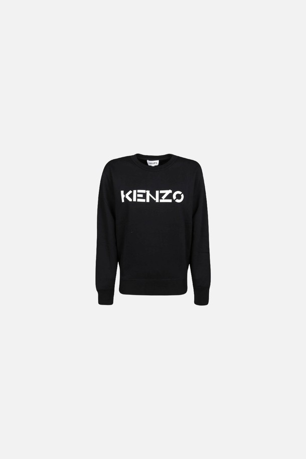 KENZO - 긴팔티셔츠 - 겐조 로고 여성 맨투맨티셔츠 FA62SW8214MD99 389