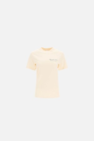 스포티앤리치 남녀공용 반팔 티셔츠 TS495CR2 CreamForest Green 818