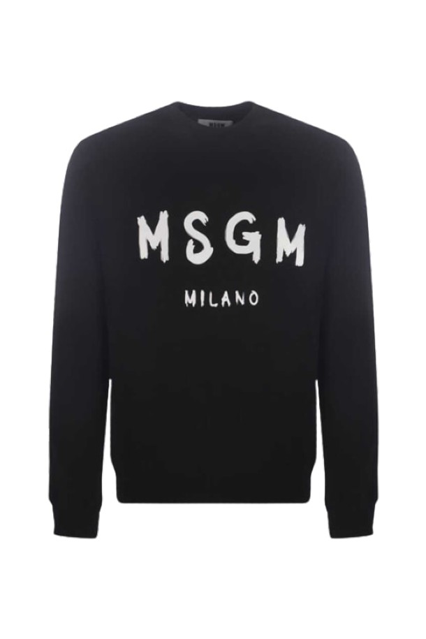 MSGM - 스웨트셔츠 - MSGM 남성 맨투맨 블랙 2000MM51320000199