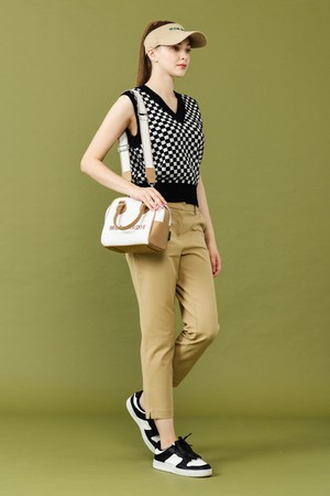 Strech Cropped Pants 스트레치 9부 치노팬츠 BEIGE