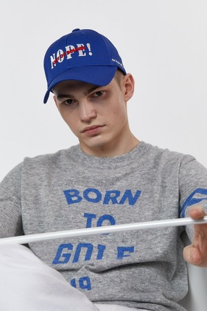 NOPE! OUT OF BOUNDS BALL-CAP 몽버디 OB금지! 볼캡 BLUE