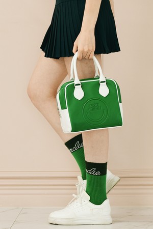 MONBIRDIE SQUARE TOTE BAG 몽버디 스퀘어 토트백_GREEN