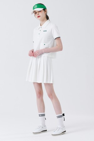 크루즈 피케 스커트 WHITE