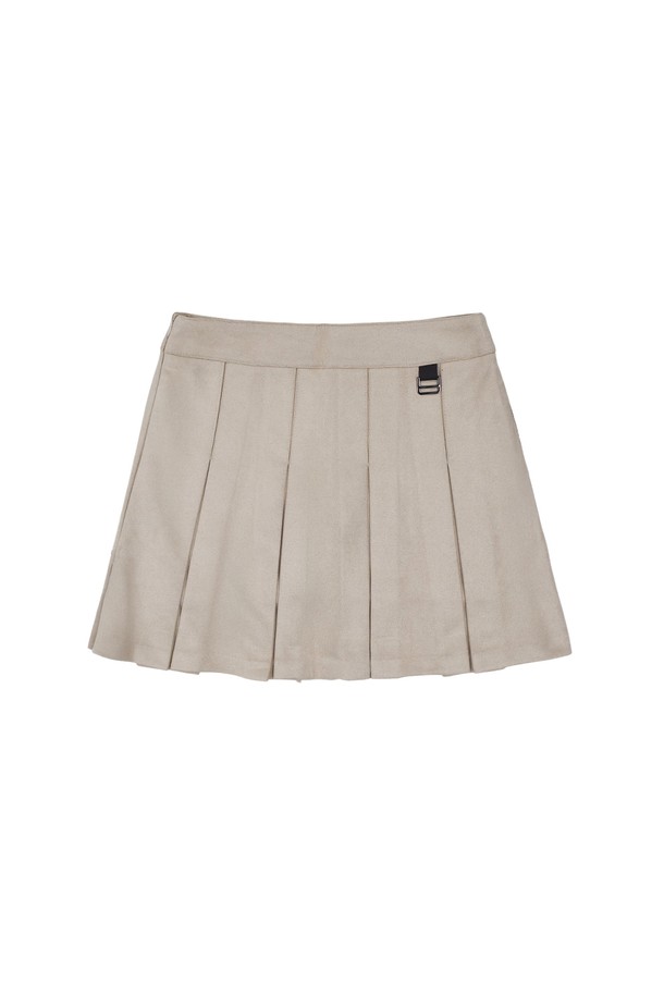 부드러운 실키 스웨이드 소재의 플리츠 스커트, 베이지 컬러입니다. 미니멀하고 베이직한 디자인으로, 봄과 가을에 데이트룩, 모임룩, 캐주얼 스타일을 연출하기 좋습니다. A라인 핏에 얇은 두께감으로 편안하게 착용 가능하며, 실키한 텍스처가 고급스러운 분위기를 더합니다. 무지 패턴의 플리츠 디테일이 여성스러운 실루엣을 완성합니다.
