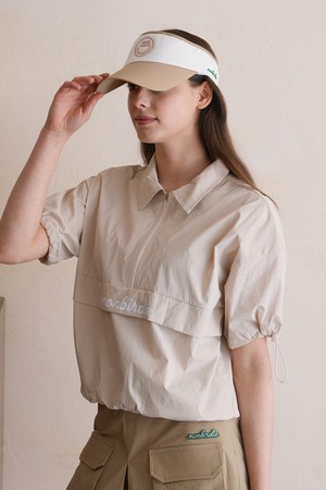 몽버디 브리즈 방풍 반팔 아노락 세트 BEIGE