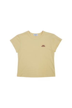 [몽버디 에센셜] 노아 반팔 티셔츠 YELLOW