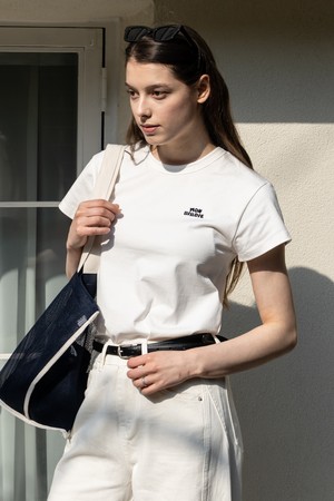 [몽버디 에센셜] 노아 반팔 티셔츠 WHITE