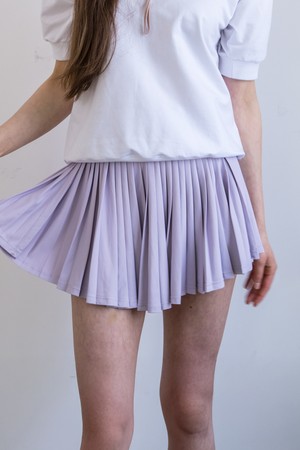 웰니스 스포티 플리츠 스커트 VIOLET