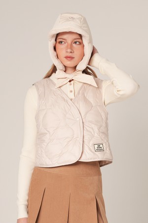 쁘띠 이너용 방한 베스트 IVORY