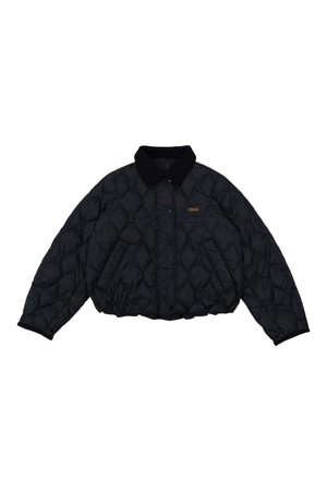 모그 덕다운 누빔자켓 BLACK