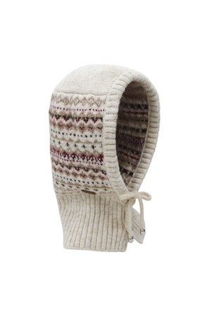 노르딕 니트 바라클라바 CREAM