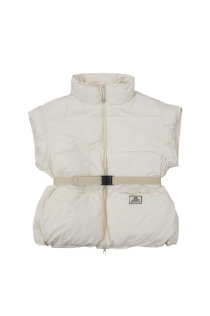 리버 벨트 패딩 IVORY