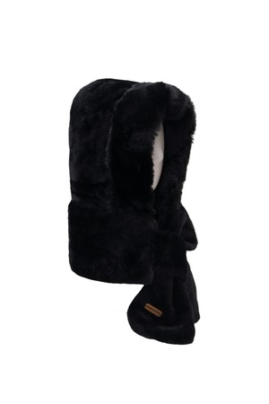 밍크 후디 바라클라바 BLACK_BLACK-a