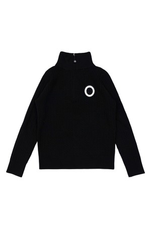 엠블럼 아노락 스웨터 BLACK